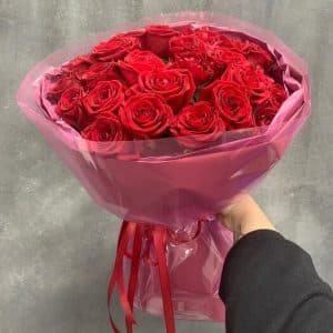 Моно из 21красных роз